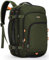 Tolaccea Reiserucksack, Handgepäck Flugzeug, TSA Freundlich Handgepäck Rucksack 35L-45L, Travel Backpack für 15,6 Zoll Laptop, Reise Rucksack für Weekender Trip (Dunkelgrün)