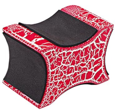 TOGEVAL 1Stk Instrument Gitarrengurtknopf Gitarrenzubehör Tuner akustisch gitarrenpflege gitarren werkzeug nützliche Nackenstütze für Akustikgitarren Gitarrenhalsgestell hölzern rot