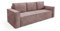 Corda Sofa Cord Schlaffunktion automatisch DL + Bedkasten Schlaffläche: 204×144 cm Kordsofa (poso 27 - rosa)