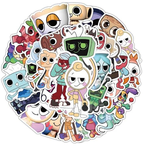 54 Dandys Aufkleber, Niedliche Figuren Wasserfeste Stickers, Manga Dandys Worlds Vinyl Für Tasse, Skateboard, Buch
