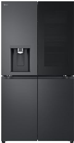 LG CraftIce InstaView GMG96CRAFT American-style Smart Fridge Freezer - Essence Black Steel