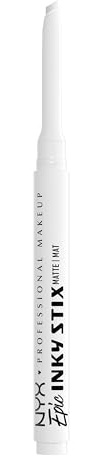 NYX Professional Makeup Wasserfester Cream Gel Eyeliner, Bis zu 24 Stunden Halt, Epic Inky Stix, Farbe: Whired White!