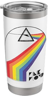 Pink Floyd Dark Side of The Moon Rainbow Spectrum Stainless Steel Insulated Tumbler