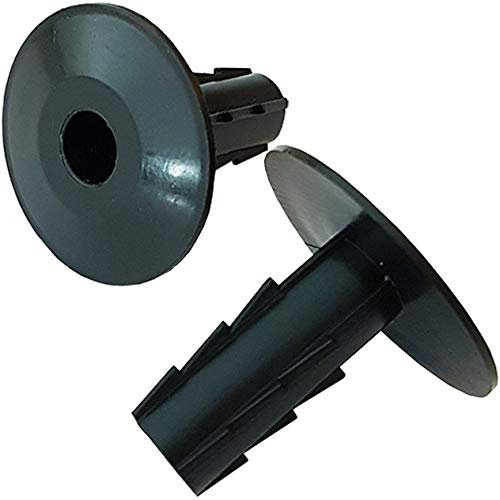 25x 8mm Black Single Cable Bushes-Feed Through Wall Cover-Coaxial/Coax Hole/Entry Tidy Cap - Grommet-Satellite-Brick-Plate-RG6-CCTV