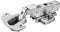 Hettich 9135499 Topfscharnier (Scharnier) Sensys MW, vernickelt, 35 mm-1 Stück ohne Abdeckkappe