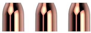 LSTYLE Dart Flight Accessory: Champagne Ring Premium Metal - for All PRO Dart Flights