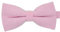 Ecravate - Noeud papillon pastel uni Rose. En Coton