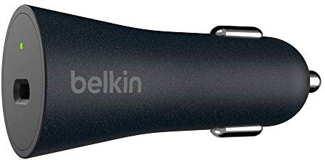 Belkin Boost Charge 27-W-Quick Charge 4+-Kfz-Ladegerät mit 1,2-m-USB-C-/USB-C-Kabel (Quick Charge 4+ Ladegerät)