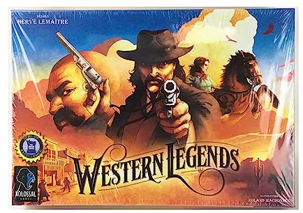 Western Legends - Amerikanischer Wilden Westen - Wyatt Earp - Brettspiel - 2-6 Spieler - Ab 14 Jahren - Kolossal Games