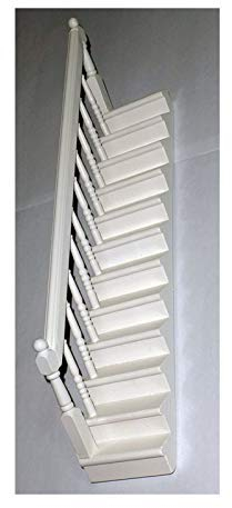 Unbekannt Creal 798361 Treppe mit Geländer Weiss 1:12 für Puppenhaus