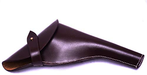 WWI British .455 Webley Revolver Lederholster, Dunkelbraun