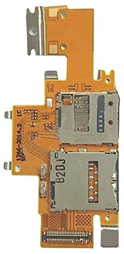 WUXUN-PHONE CASE Reperatur-Teile SIM-Karte und SD-Kartenleser Kontaktflexkabel Kompatibel mit Sony Xperia Tablet Z / SGP311 / SGP312 / SGP321