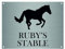 Maggie-mais Stable Door Sign, Horse/Pony Name Plate Plaque A5 20 X 15 CM