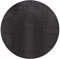 Mia's Teppiche Olivia pour Salon/Chambre à Coucher - Lavable - 120 cm Rond, Gris Fonce