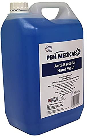 PBH Medical Anti-Bacterial Hand Soap - 5 Litre - 1 Bottle