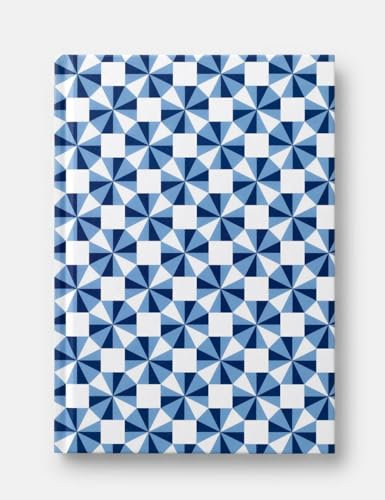 PdiPigna - GIO PONTI Collection Notizbuch A5 liniert, Hardcover, Fächergrafik