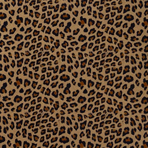 TopHomer 5 Stück Plotterfolie Textil, 9.84 x 12 Leopard Vinylfolie Heat Transfer Vinyl, Transferpapier zum Aufbügeln Plotter, Wärmeübertragungsfolie Plotter