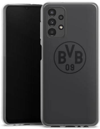 DeinDesign Silikon Hülle kompatibel mit Samsung Galaxy A13 4G Case transparent Handyhülle Borussia Dortmund Logo BVB