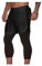 2in1 Kompressionshose Herren Sport Leggings Mit 3/4 Laufhose und Trainingsshorts Mit Tasche, Atmungsaktiv Schnelltrocknend für Fitness, Radfahren, Training, Yoga, Wandern