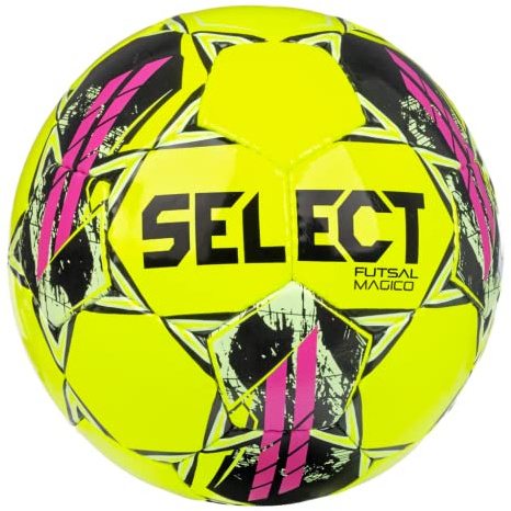 Select Magico Futsal Ball, Senior(Size 4), Yellow V22