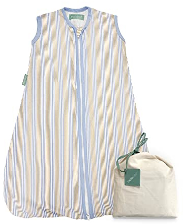 molis&co. Baby-Schlafsack 0.5 TOG. Größe: 95 cm (18-36 Monate). Ideal für den Sommer. Kai. 100% Baumwolle (Oeko-TEX 100).