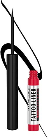 Lernen Sie das Tattoo Liner Dip in von Maybelline New York kennen, den Eyeliner mit Pinsel, super präzise Flüssigkeit, die dank seiner wasserfesten Kohlepigmente nicht durchläuft oder tiefschwarz