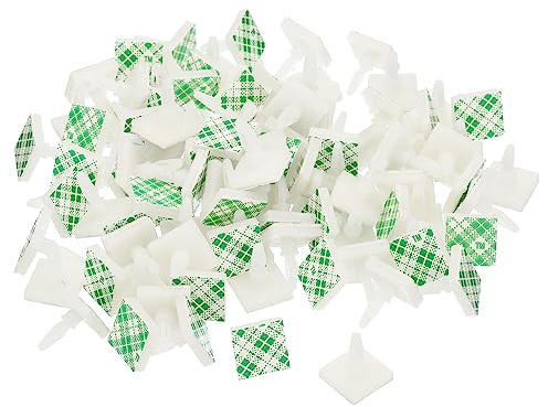 PATIKIL Adesivo PCB Distanziale, 0.25, Bianco, 100pz | Adesivi Distanziali, Supporto Altezza Adesivo Isolato Distanziali per PCB PC Scheda Supporto
