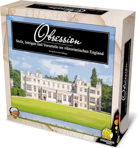 Strohmann Games, Obsession, Grundspiel, Expertenspiel, Strategiespiel, 1-4 Spieler, Ab 14+ Jahren, 30-90 Minuten, Deutsch, Erdtöne