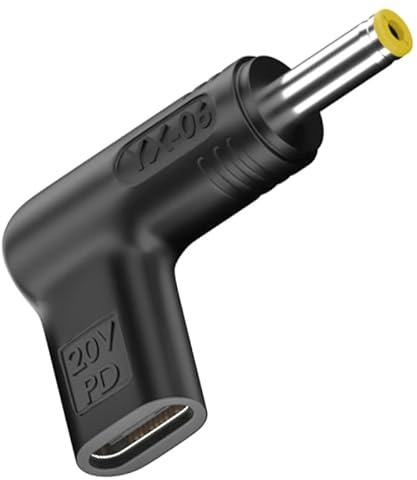 Bacron USB C to DC Plug Adapter 5.5x2.5mm, Male to DC Female 12V 19V 20V, USB C to 5.5x2.5mm Adapter for Asus Laptop Series, Router, Printer, RVs, Solar Generator