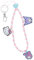 Porte-clés Hello Kitty | Jolie breloque de sac et porte-clés | Cadeaux et papeterie Hello Kitty pour filles, multicolore
