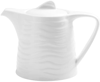 Holst Porzellan MD 345 Melody Cafetière en porcelaine 0,60 l Blanc 11 x 11 x 13 cm