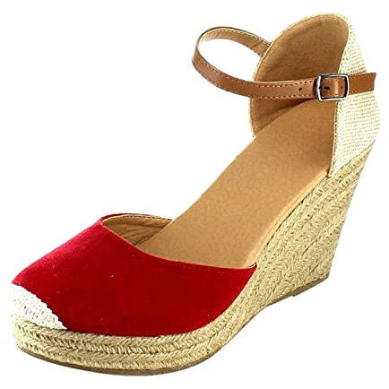 TYUIOP Sandali Trekking Sandali Donna Eleganti Pianta Larga Ciabatte In Gel Donna Ciabatte Donna Estive Con Plantare Estraibile Sandali Zeppa Donna Estive Scarpe Zeppa Donna Chiuse