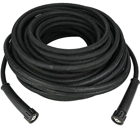 Profi Hochdruckschlauch | für Kärcher Kränzle Hochdruckreiniger | bis 250 bar | 25m Länge 8DN/7,9mm | flexibel und witterungsbeständig | M22x1,5 IG x M22x1,5 IG | Schlauch