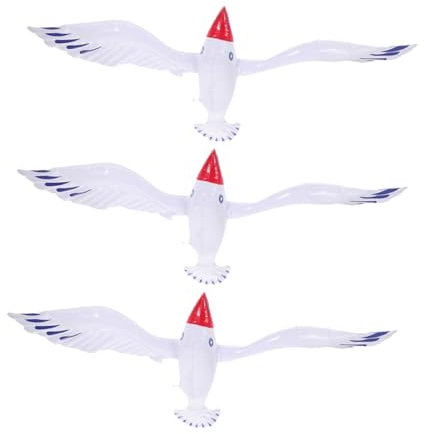 Garneck 3 Stück Ballon Pool Aufblasbares Möwen Vögel Spielzeug Pool Spielzeug Für Party Aufblasbares Vogel Spielzeug Schwimmbäder Spielzeug Strand Aufblasbares Spielzeug