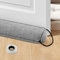LADYSONS Boudin de Porte magnétique pour Portes, 92 cm, Boudin Porte pour Portes Extra Lourd-Lavable-économe en énergie, Joint de Sol de Porte Gris
