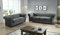 Easy4You Chesterfield Grau Plüsch Velvet Set 3-Sitzer + 2-Sitzer Sofa Sofas für Wohnzimmer Sofagarnituren mit Holzfüße Set Sofas & Couches
