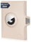 Marc Peter® Jupiter Airtag Echtleder Geldbörse mit XL Münzfach | Kleines Airtag Portemonnaie für Herren mit RFID |Apple Airtag Mini Geldbörse für Männer |Kreditkartenetui für bis zu 11 Karten Rosa