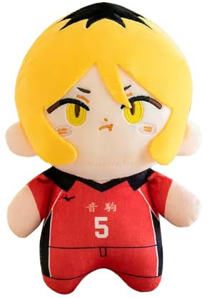 Zhongkaihua Haikyuu Kozume Kenma Plüschfigur-Kissen, 20 cm, Anime-PP-Baumwolle, weich, gefüllt, pelzig, Autotasche, Schlüsselanhänger, Zuhause, Sofa, Dekoration, Anhänger für Fans