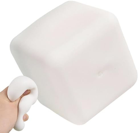 Cube De Contrainte À Hausse Lente, 2,1 Pouces Fidget Toys Stress Cube, Squishy Stress Ball Balk pour Les Adultes Relief D'anxiété, Élastique Élastique Ludique sur Les Jouets De Bord