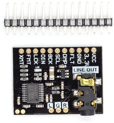 Limtula PCM5102A - Tarjeta de sonido digital PCM5102A, módulo de voz, tarjeta de sonido estéreo con salida de 3,5 mm