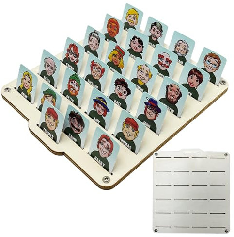 Juego Adivina Quién - Juegos De Mesa Clásicos para Toda La Familia - Actividad Educativa Divertida para Niños Y Niñas Que Mejora El Pensamiento Lógico