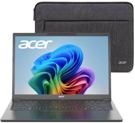 Acer Aspire 14 AI Copilot+ PC - Intel Core Ultra 5 226V & 14 WUXGA Touch - NPU: fino a 40 top - GPU: fino a 53 top | Intel Arc 130V | 16GB LPDDR5X | 1TB Gen 4 SSD | Wi-Fi 6E | A14-52MT-59DP