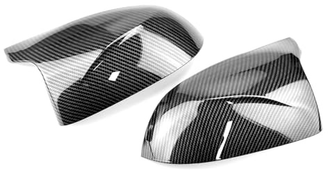 Seitenspiegel Für BMW F25 X3 F26 X4 F15 X5 F16 X6 2014-2018 M Stil Spiegel Abdeckung Auto Seite Tür Rückspiegel Abdeckung Kappe(Carbon Fiber)