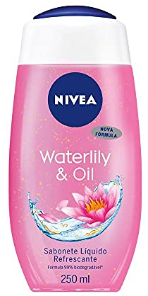 Nivea Gel de Ducha con Lirio de Agua y Aceite - Pack de 3 x 250 ml (Total: 750 ml)