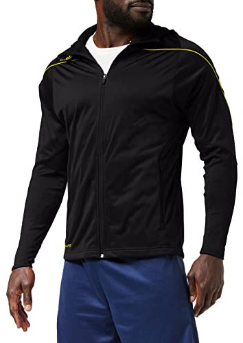 uhlsport Veste à Capuche Stream 22 Track - pour Homme - Noir/Jaune Citron - Taille XXL