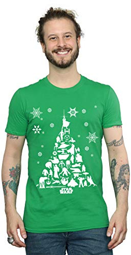 Star Wars Men's Christmas Tree T-Shirt