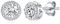 Qings Moissanite Ohrringe Silber für Damen April Geburtsstein Ohrringe Edelstein Mini Zirkonia Ohrstecker