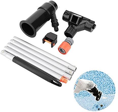 SEIWEI Pool Handstaubsauger Jet Cleaner mit 5 Pole Abschnitten Clean Maintenance Reinigung Sauger für Pool Spa Teich Whirlpool Brunnen Reinigung