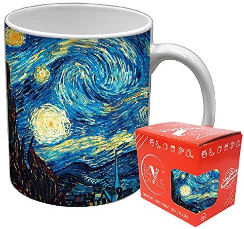 My Custom Style Standard-Keramik#Kunst-Sternennacht, Van Gogh#325ml