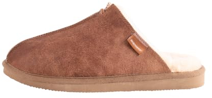 Shepherd of Sweden - Hugo Lammfell-Hausschuhe - Herren - 100% Echtes Lammfell - Schlupfmodell - Bequem - Weich und warm - Größe 49